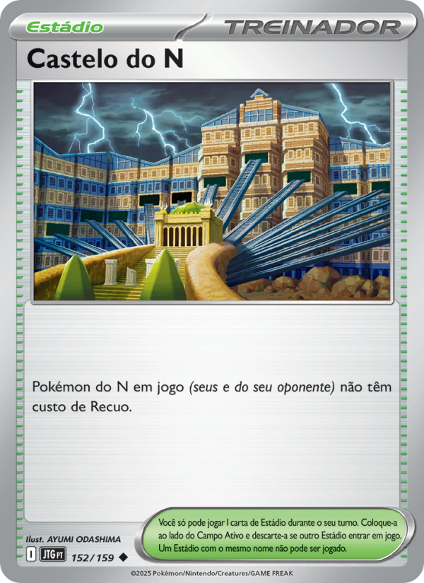 Castelo do N 152 — Amigos de Jornada (Portuguese Pokémon TCG card)