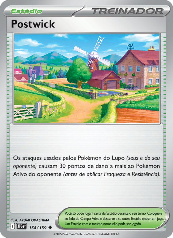 Postwick 154 — Amigos de Jornada (Portuguese Pokémon TCG card)