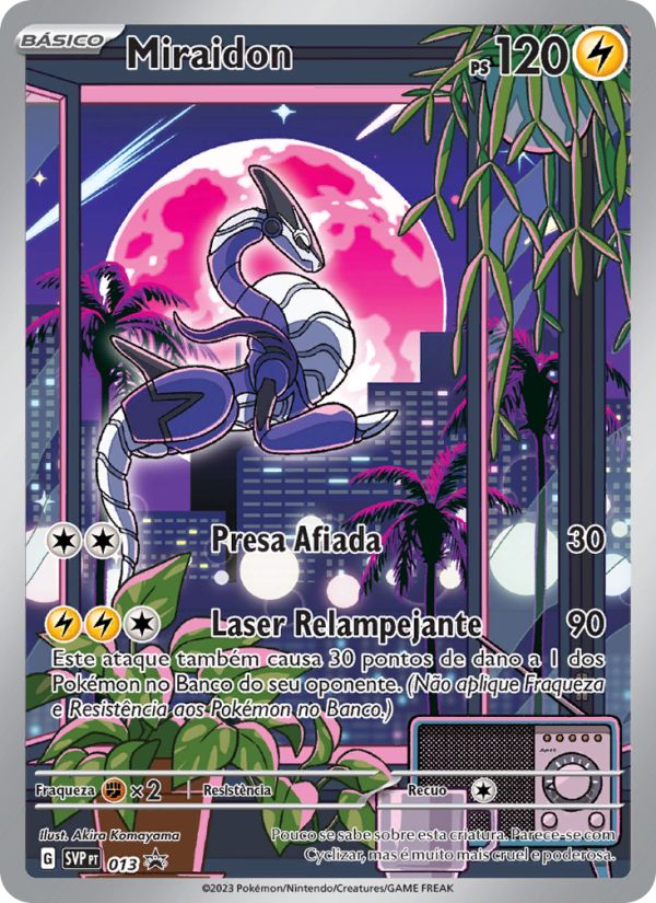 Miraidon 013 — SVP Black Star Promos (Portuguese Pokémon TCG card)