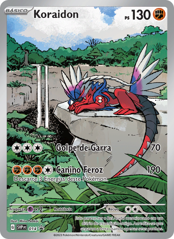 Koraidon 014 — SVP Black Star Promos (Portuguese Pokémon TCG card)