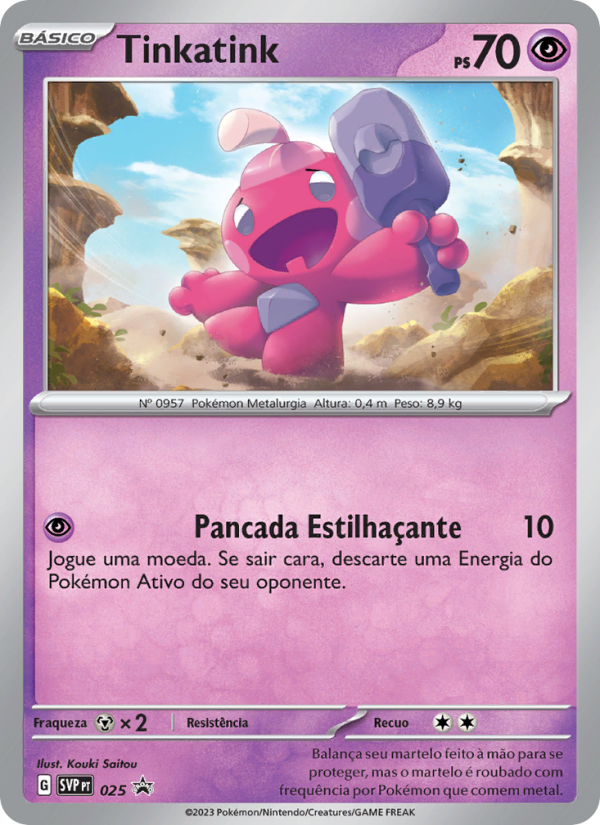 Tinkatink 025 — SVP Black Star Promos (Portuguese Pokémon TCG card)