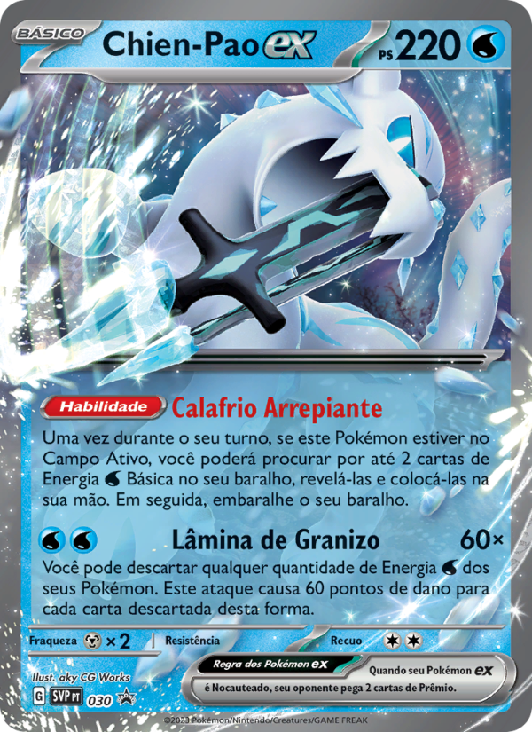 Chien-Pao ex 030 — SVP Black Star Promos (Portuguese Pokémon TCG card)