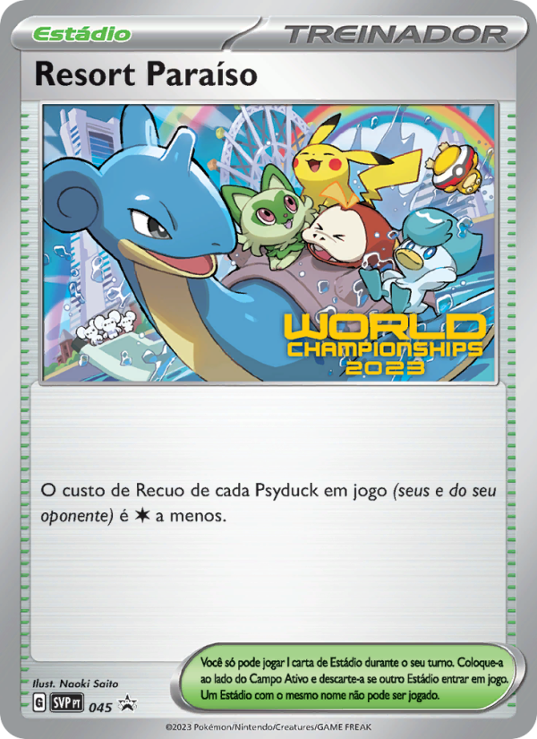 Resort Paraíso 045 — SVP Black Star Promos (Portuguese Pokémon TCG card)