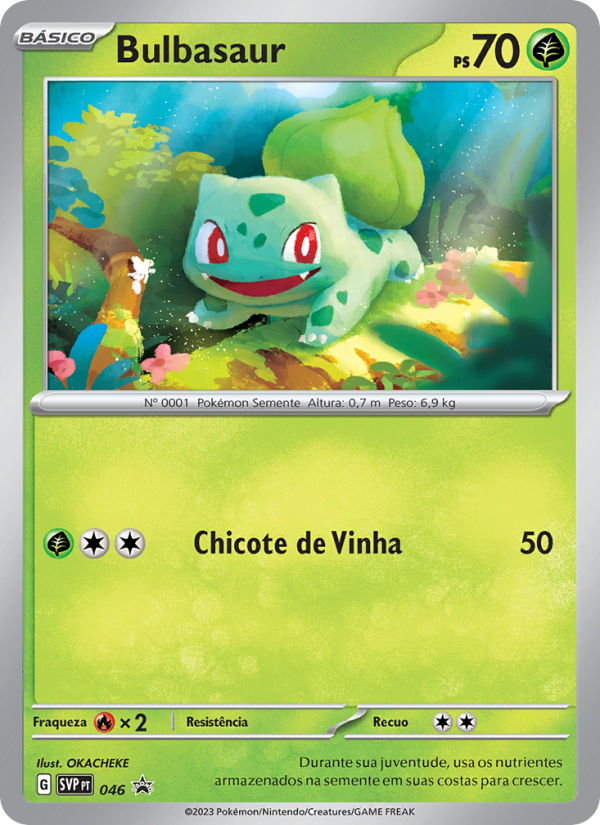 Bulbasaur 046 — SVP Black Star Promos (Portuguese Pokémon TCG card)