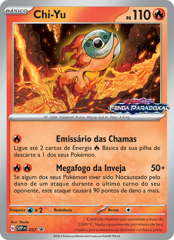 Chi-Yu 057 — SVP Black Star Promos (Portuguese Pokémon TCG card)