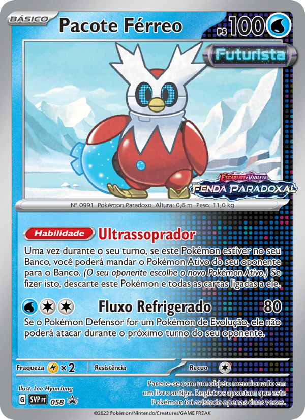 Pacote Férreo 058 — SVP Black Star Promos (Portuguese Pokémon TCG card)