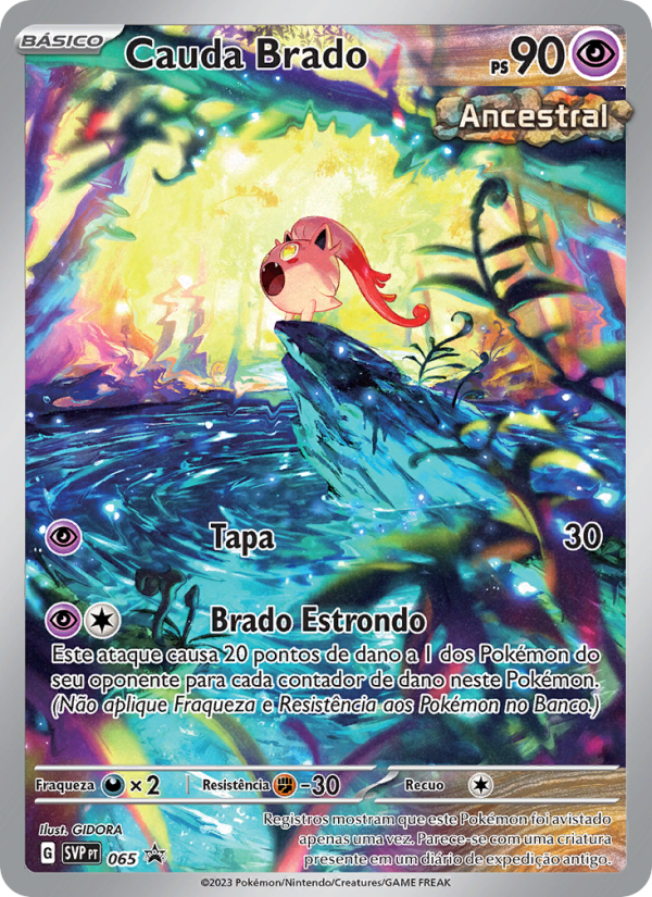 Cauda Brado 065 — SVP Black Star Promos (Portuguese Pokémon TCG card)