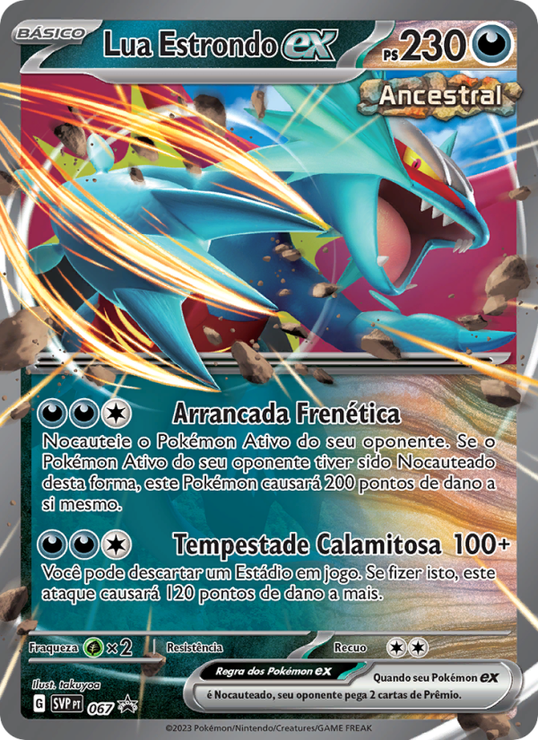 Lua Estrondo ex 067 — SVP Black Star Promos (Portuguese Pokémon TCG card)