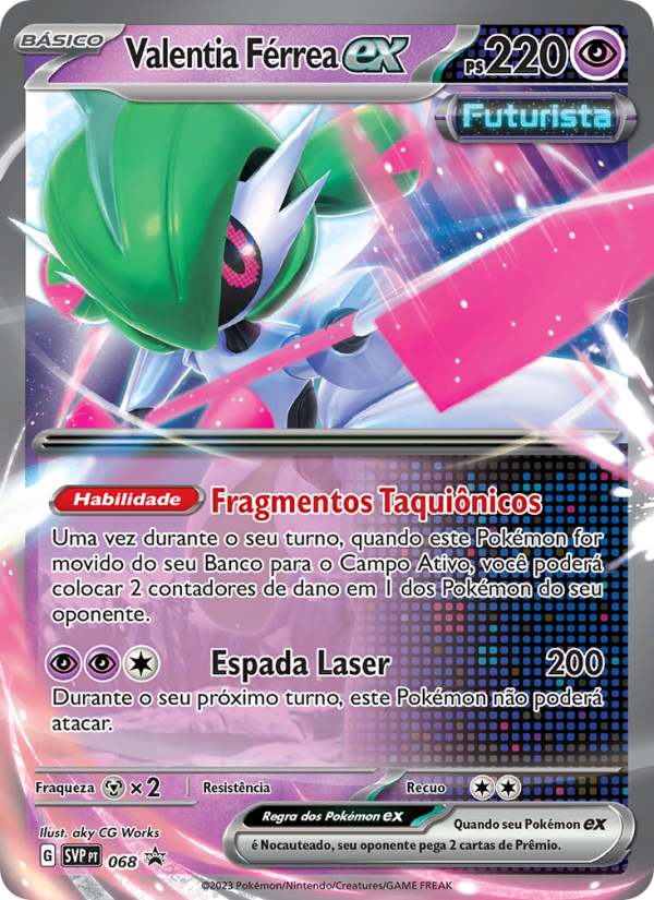 Valentia Férrea ex 068 — SVP Black Star Promos (Portuguese Pokémon TCG card)