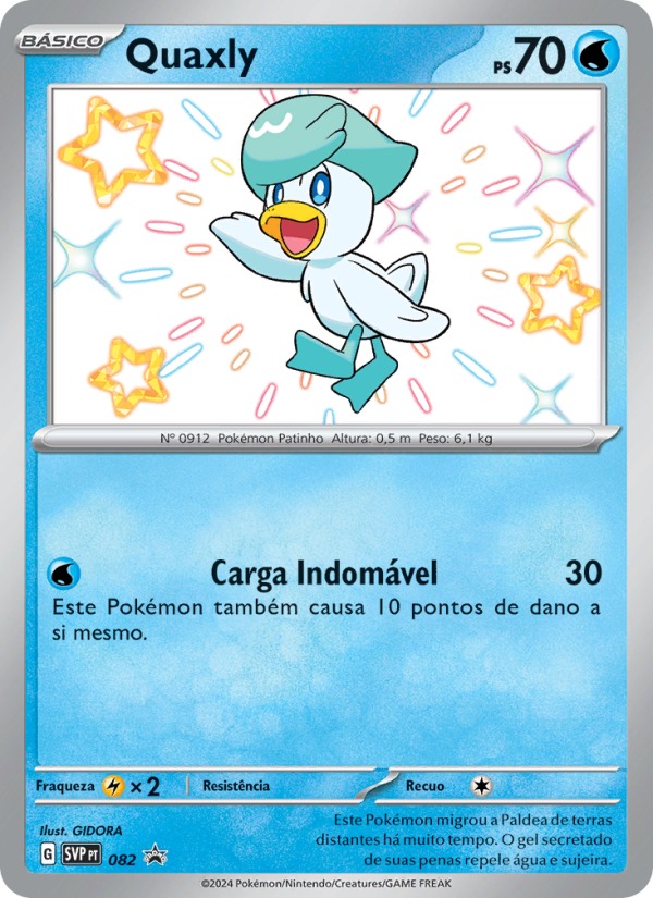 Quaxly 082 — SVP Black Star Promos (Portuguese Pokémon TCG card)