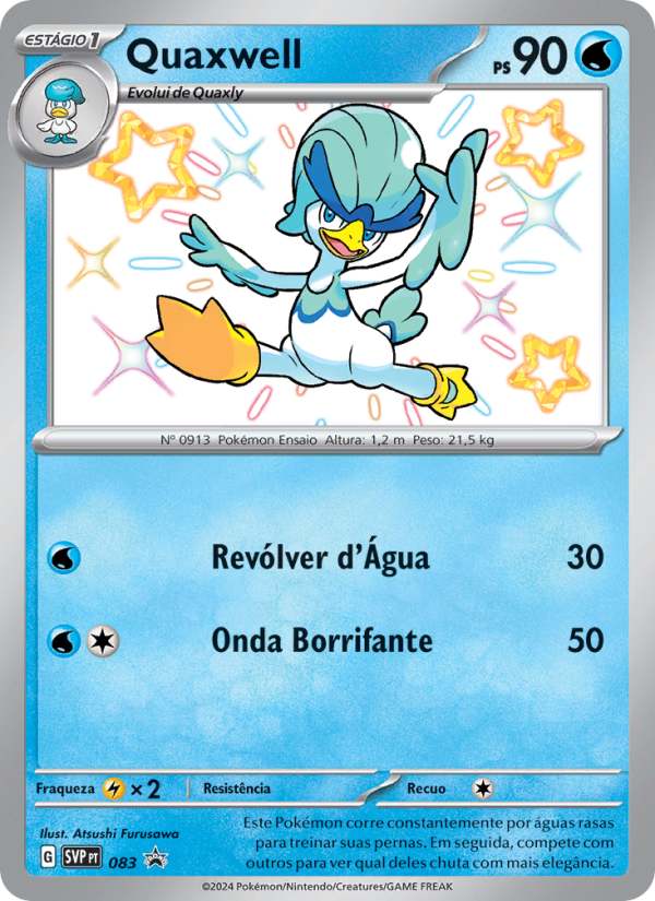 Quaxwell 083 — SVP Black Star Promos (Portuguese Pokémon TCG card)