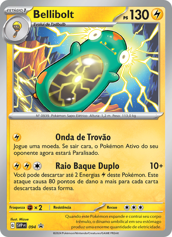 Bellibolt 094 — SVP Black Star Promos (Portuguese Pokémon TCG card)