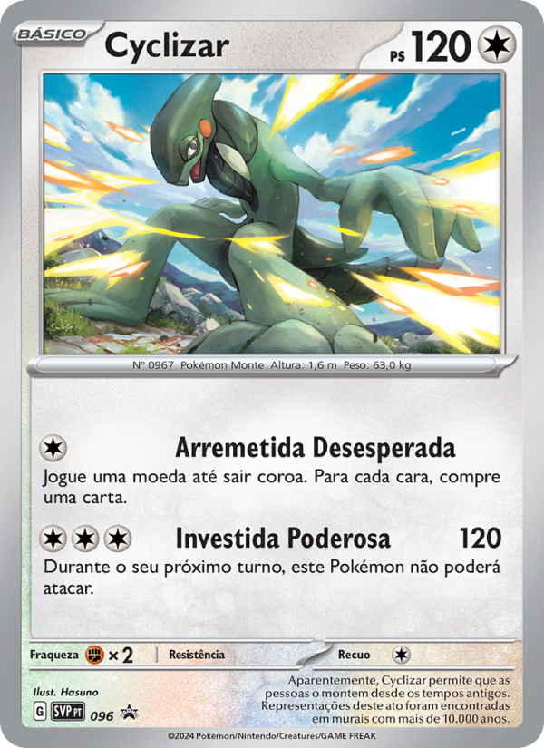 Cyclizar 096 — SVP Black Star Promos (Portuguese Pokémon TCG card)