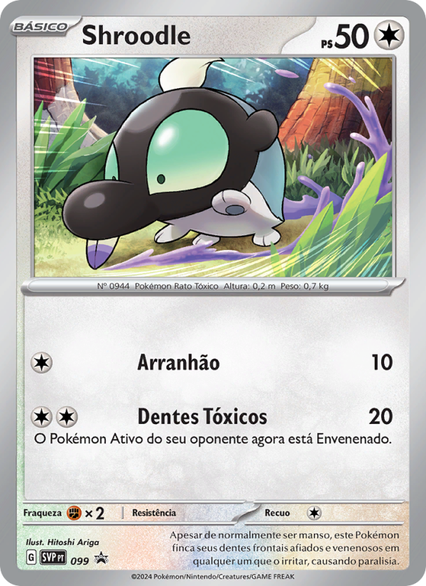 Shroodle 099 — SVP Black Star Promos (Portuguese Pokémon TCG card)
