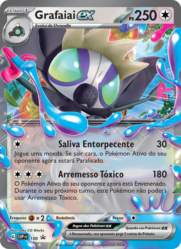 Grafaiai ex 100 — SVP Black Star Promos (Portuguese Pokémon TCG card)