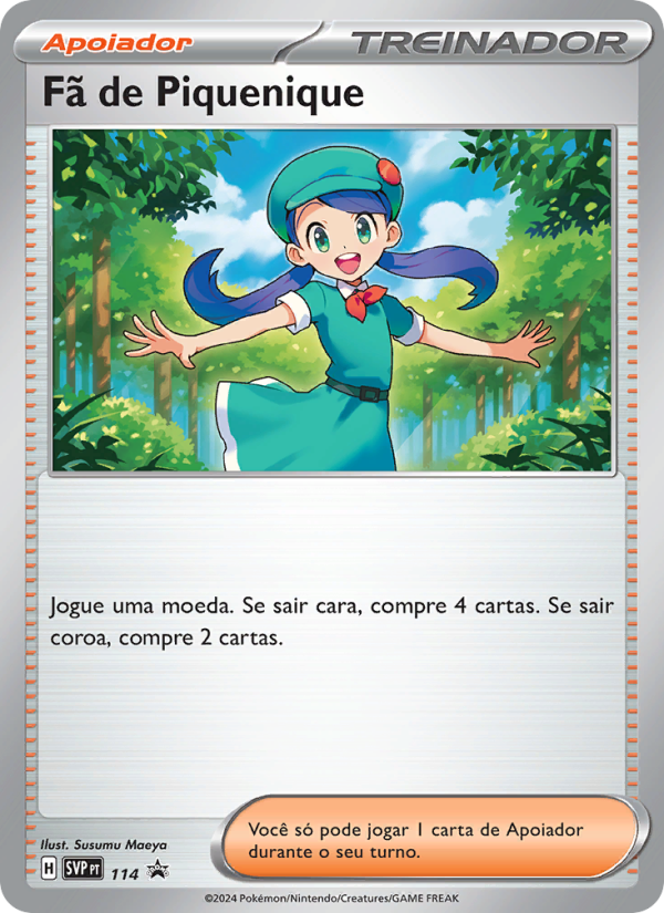 Fã de Piquenique 114 — SVP Black Star Promos (Portuguese Pokémon TCG card)