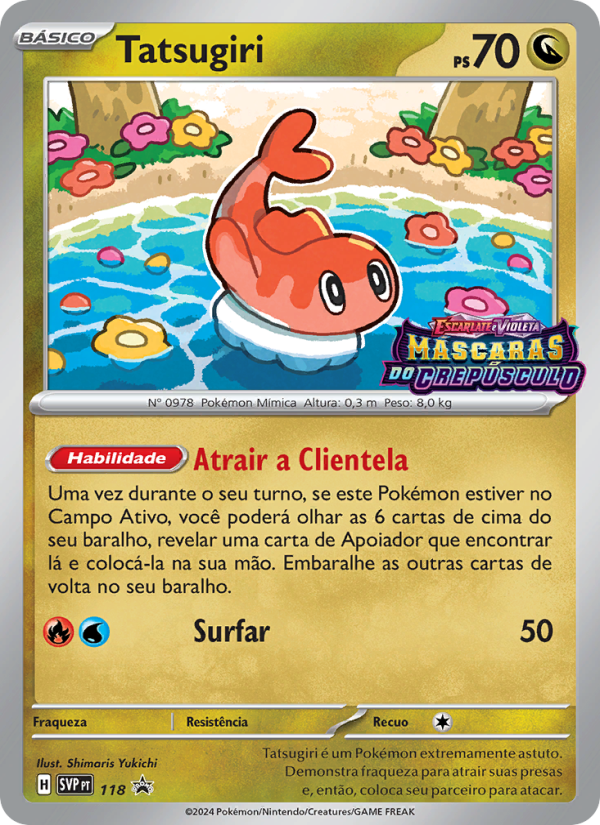 Tatsugiri 118 — SVP Black Star Promos (Portuguese Pokémon TCG card)