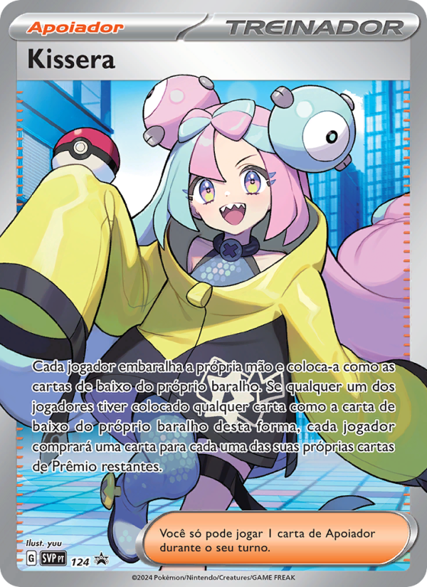 Kissera 124 — SVP Black Star Promos (Portuguese Pokémon TCG card)