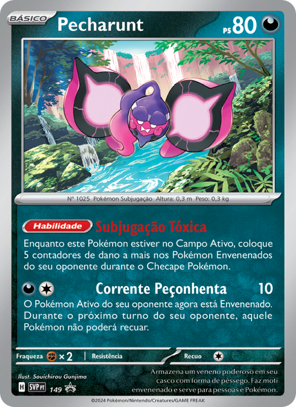 Pecharunt 149 — SVP Black Star Promos (Portuguese Pokémon TCG card)