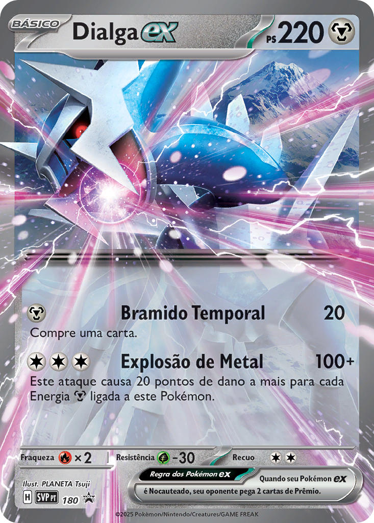 Dialga ex 180 — SVP Black Star Promos (Portuguese Pokémon TCG card)