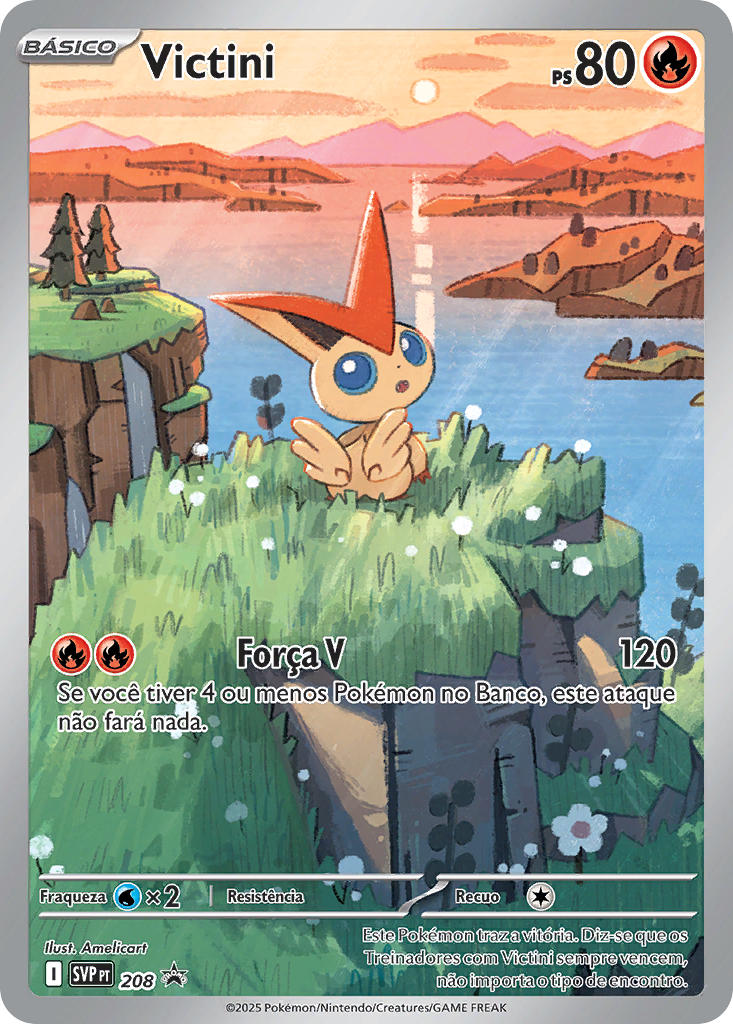 Victini 208 — SVP Black Star Promos (Portuguese Pokémon TCG card)