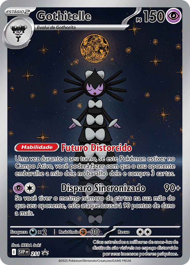 Gothitelle 211 — SVP Black Star Promos (Portuguese Pokémon TCG card)