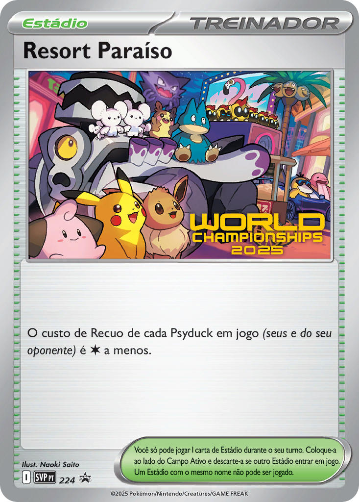 Resort Paraíso 224 — SVP Black Star Promos (Portuguese Pokémon TCG card)