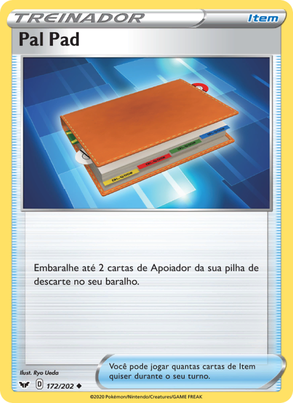 Pal Pad 172 — Espada e Escudo (Portuguese Pokémon TCG card)