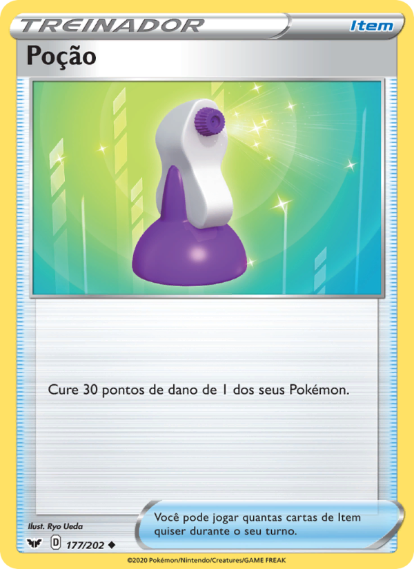 Poção 177 — Espada e Escudo (Portuguese Pokémon TCG card)