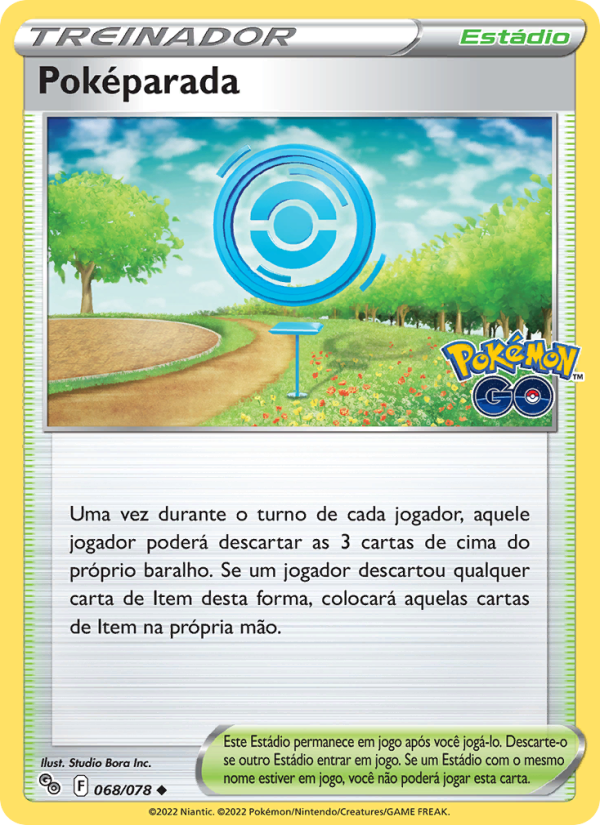 Poképarada 068 — Pokémon GO (Portuguese Pokémon TCG card)