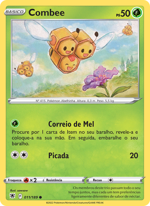 Combee 011 — Estrelas Radiantes (Portuguese Pokémon TCG card)