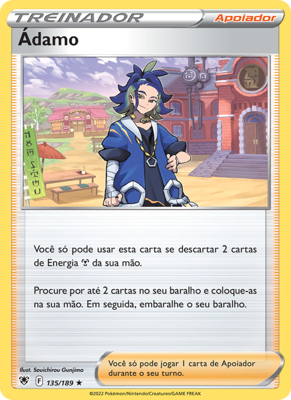 Ádamo 135 — Estrelas Radiantes (Portuguese Pokémon TCG card)