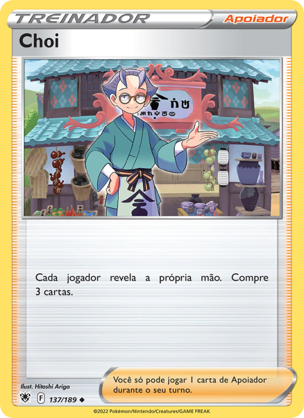 Choi 137 — Estrelas Radiantes (Portuguese Pokémon TCG card)