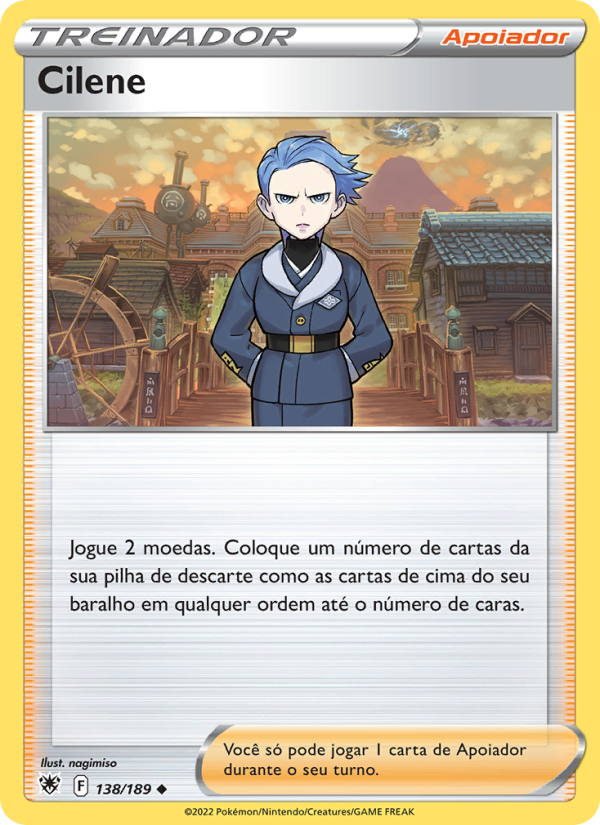 Cilene 138 — Estrelas Radiantes (Portuguese Pokémon TCG card)