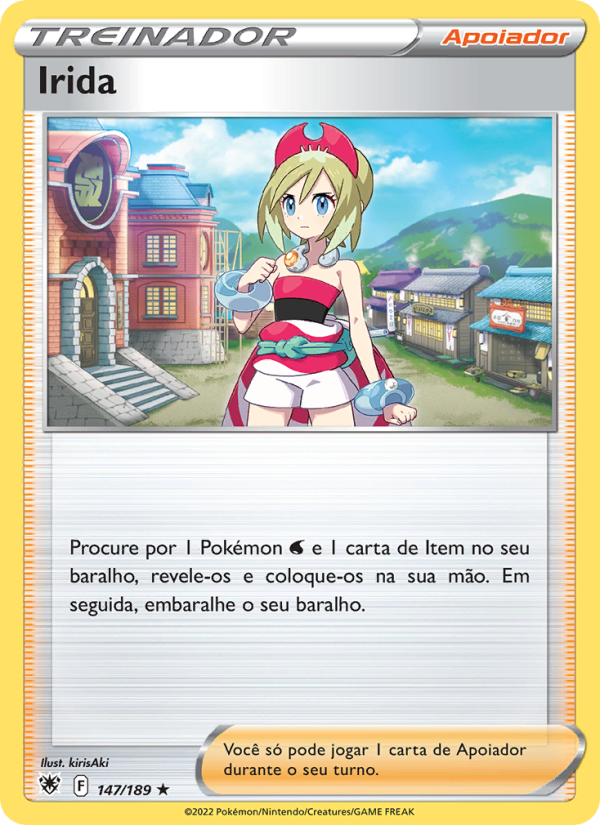 Irida 147 — Estrelas Radiantes (Portuguese Pokémon TCG card)