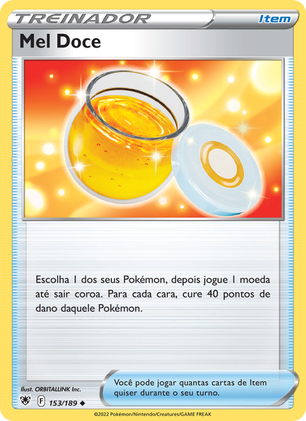 Mel Doce 153 — Estrelas Radiantes (Portuguese Pokémon TCG card)