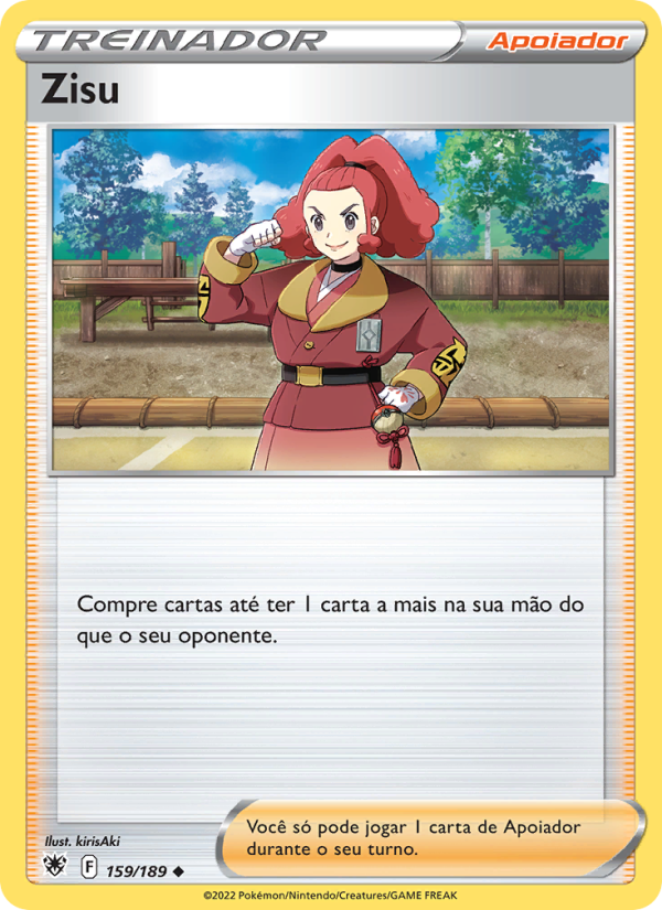 Zisu 159 — Estrelas Radiantes (Portuguese Pokémon TCG card)