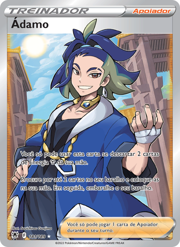 Ádamo 181 — Estrelas Radiantes (Portuguese Pokémon TCG card)