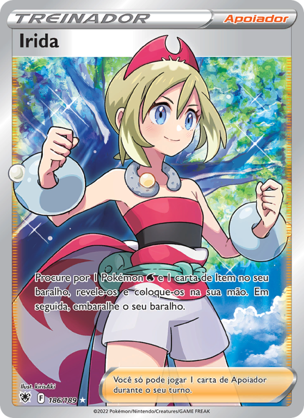 Irida 186 — Estrelas Radiantes (Portuguese Pokémon TCG card)