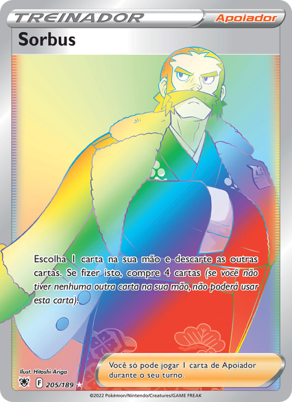 Sorbus 205 — Estrelas Radiantes (Portuguese Pokémon TCG card)