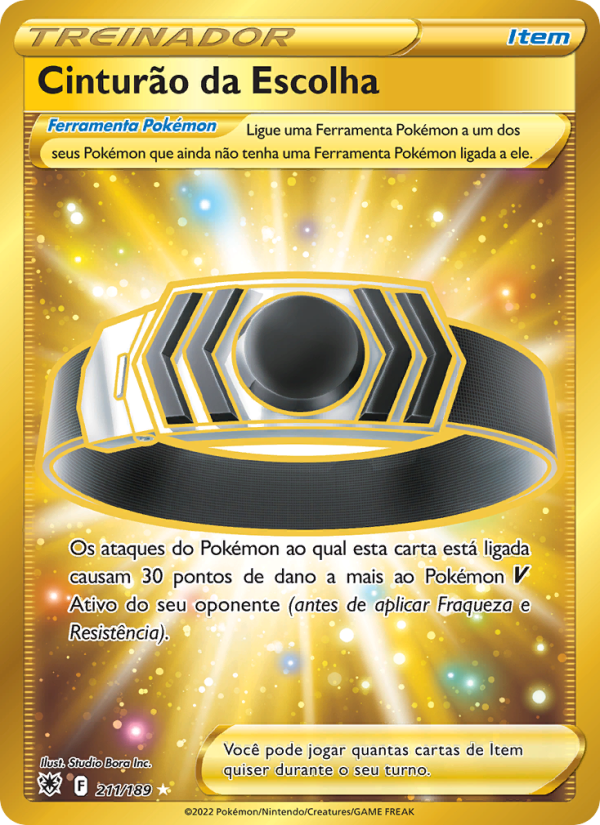 Cinturão da Escolha 211 — Estrelas Radiantes (Portuguese Pokémon TCG card)