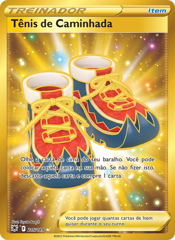 Tênis de Caminhada 215 — Astral Radiance (Portuguese Pokémon TCG card)