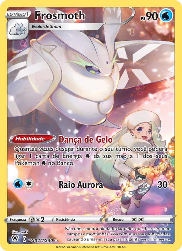 Frosmoth TG04 — Astral Radiance (Portuguese Pokémon TCG card)