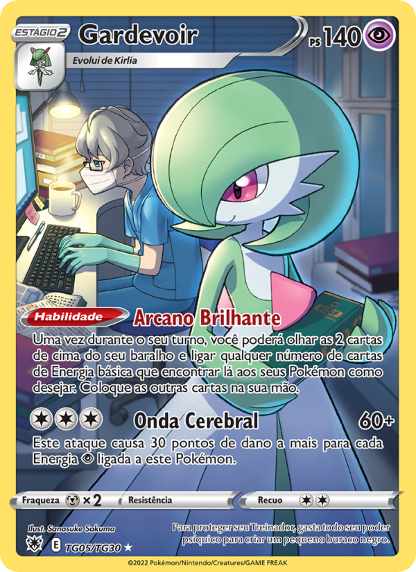 Gardevoir TG05 — Astral Radiance (Portuguese Pokémon TCG card)