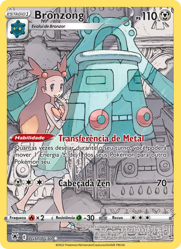 Bronzong TG11 — Estrelas Radiantes (Portuguese Pokémon TCG card)