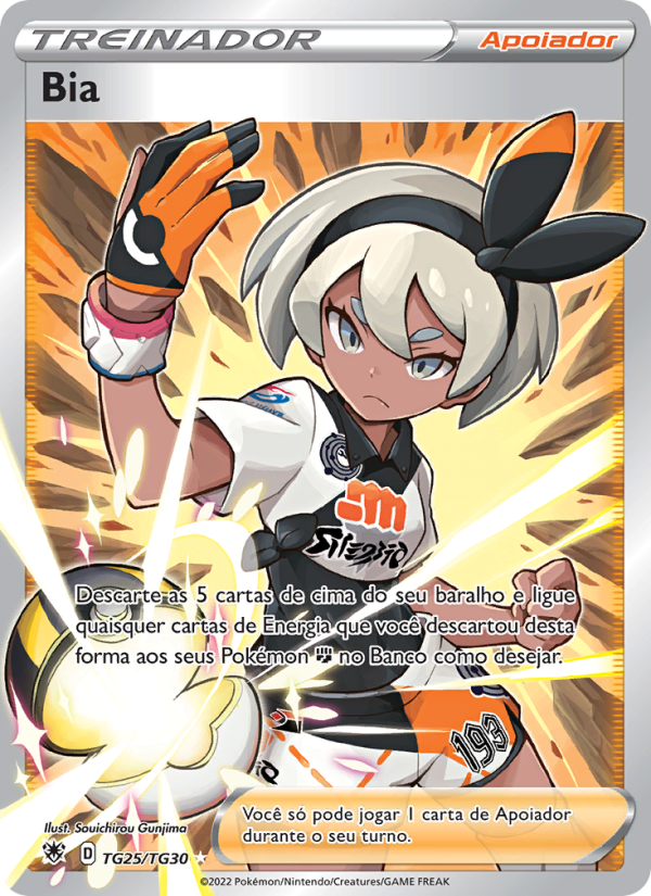 Bia TG25 — Estrelas Radiantes (Portuguese Pokémon TCG card)