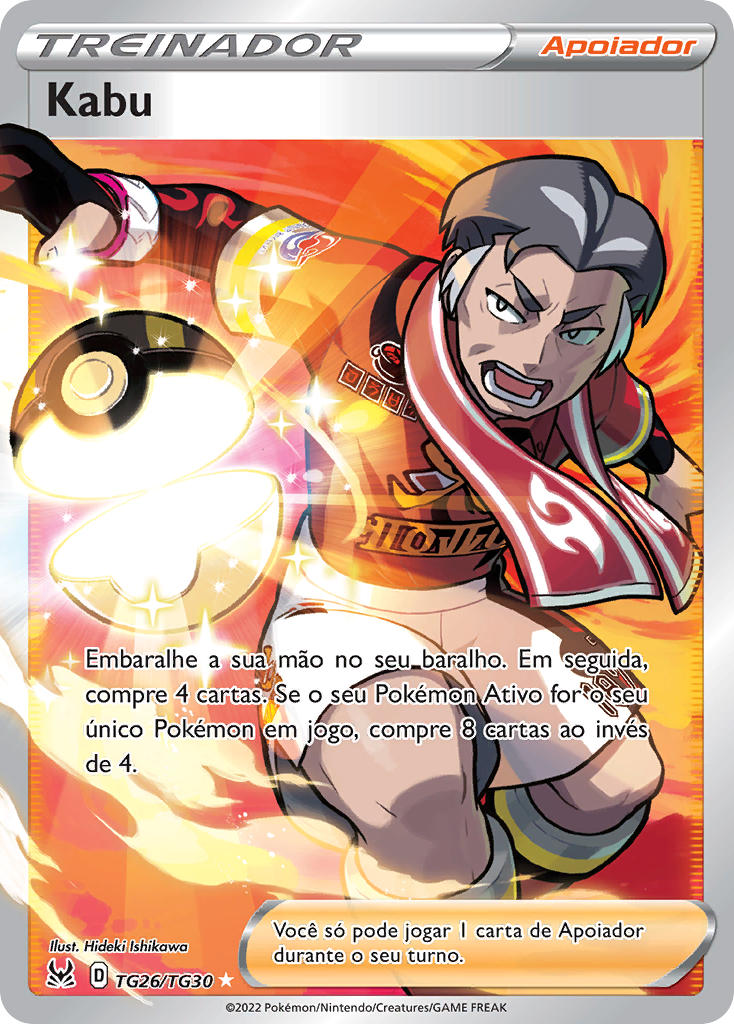 Kabu TG26 — Origem Perdida Galeria de Treinador (Portuguese Pokémon TCG card)