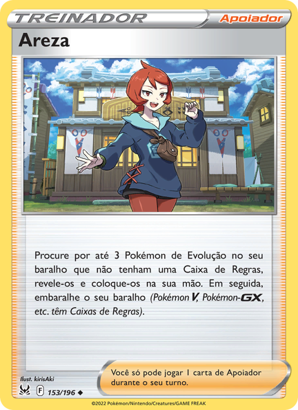 Areza 153 — Origem Perdida (Portuguese Pokémon TCG card)
