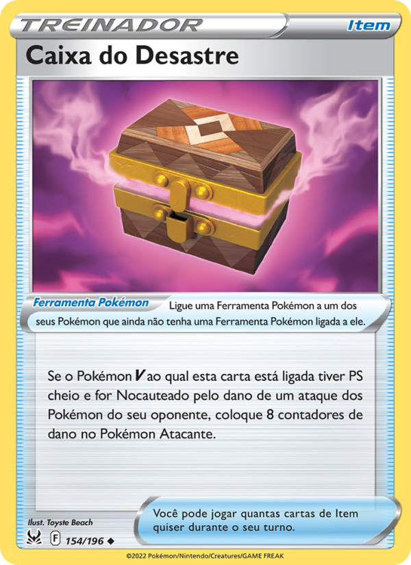 Caixa do Desastre 154 — Origem Perdida (Portuguese Pokémon TCG card)