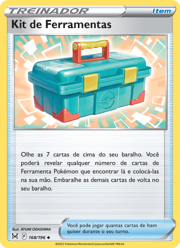 Kit de Ferramentas 168 — Origem Perdida (Portuguese Pokémon TCG card)